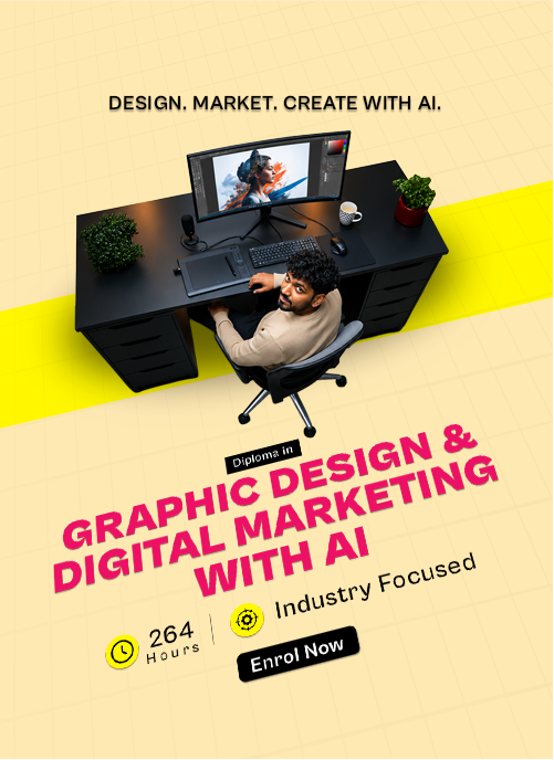 Diploma in Graphic Design and Digital Marketing with AI